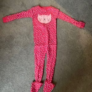 New! Simple joys by carter 3 pack snug fit footed cotton pjs size 3t.